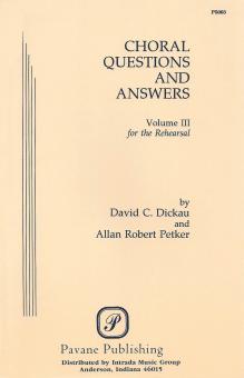Choral Questions And Answers Vol. 3 Download