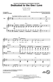 Dedicated To The One I Love Download