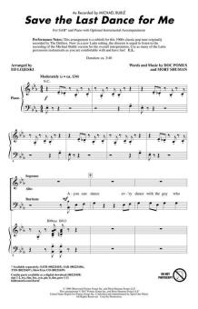 Save The Last Dance For Me Download