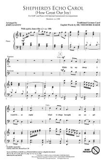 Shepherd's Echo Carol (How Great Our Joy) Download
