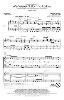 We Weren't Born To Follow 