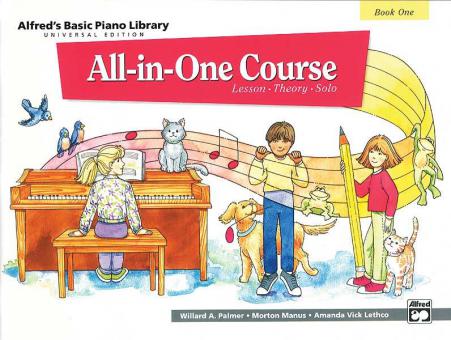 Alfred's Basic Piano Library All-in-One Course Book 1 