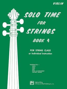 Solo Time for Strings Book 4 