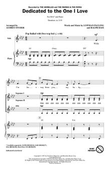 Dedicated To The One I Love Download