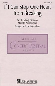 If I Can Stop One Heart From Breaking 