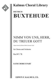Nimm von uns, Herr, Du treuer Gott, BuxWV 78 