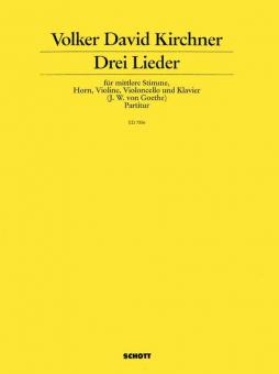 Drei Lieder 