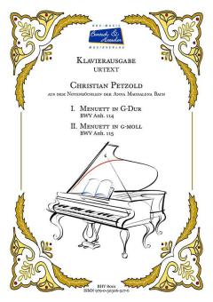 Menuett in G-Dur und g-moll BWV Anh. 114 und 115 