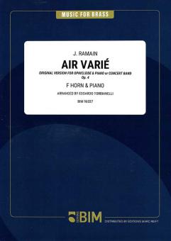 Air Varié op. 4 Standard
