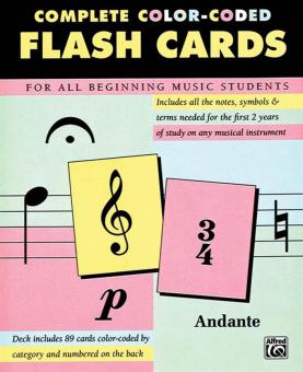 89 Color-Coded Flash Cards 