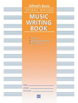 12 Stave Music Writing Book 