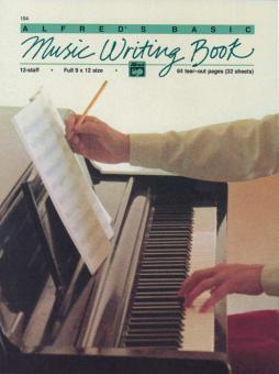 12 Stave Music Writing Book 