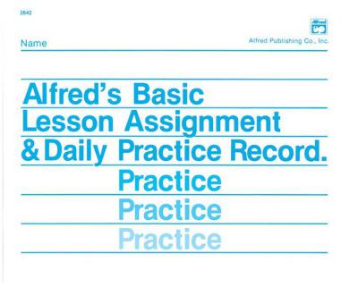 Lesson Assignment & Daily Practice Record 