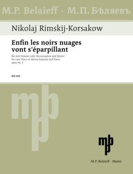 Enfin les noirs nuages s’éparpillant op. 42, 3 