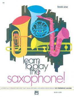 Learn To Play Saxophone Book 1 