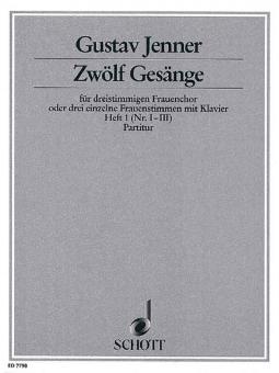 Zwölf Gesänge op. 3 Heft 1 