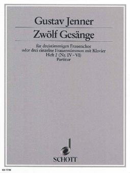 Zwölf Gesänge op. 3 Heft 2 