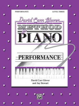 David Carr Glover Method for Piano: Performance, Level 3 