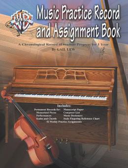 Music Practice Record and Assignment Book 
