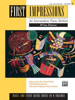 First Impressions: Music And Study Guides, Late Intermediate 5 