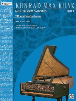 200 Short Two-Part Canons, Op. 14, Book 1 
