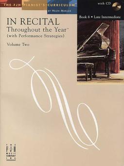 In Recital Throughout the Year Two, Book 6 