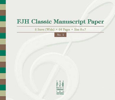FJH Classic Manuscript Paper No. 1 