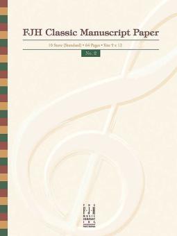FJH Classic Manuscript Paper No. 2 