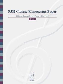 FJH Classic Manuscript Paper No. 3 