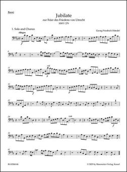 Utrechter Jubilate HWV 279 Standard