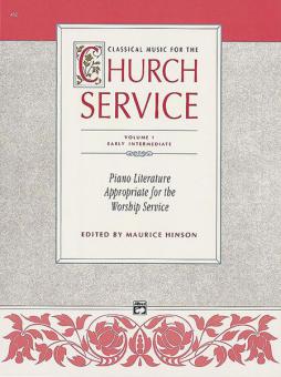 Classical Music for The Church Service Vol. 1 