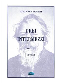 Drei Intermezzi, Op. 117 