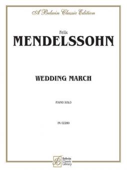 Wedding March Intermediate Piano Solo 