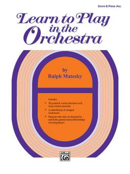 Learn to Play in the Orchestra Book 1 