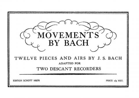 Movements by Bach Standard