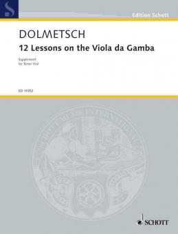 12 Lessons On The Viola da Gamba Standard
