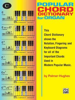 Popular Chord Dictionary for Organ 