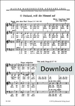 O Heiland, reiss die Himmel auf Download
