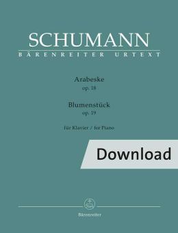 Arabeske op. 18 - Blumenstück op. 19 Download