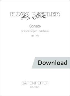 Sonate über alte deutsche Volkslieder op. 15a Download