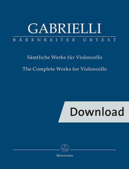 Sämtliche Werke für Violoncello Download