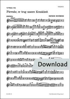 Fürwahr, er trug unsere Krankheit BuxWV 31 Download