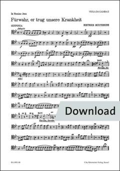 Fürwahr, er trug unsere Krankheit BuxWV 31 Download