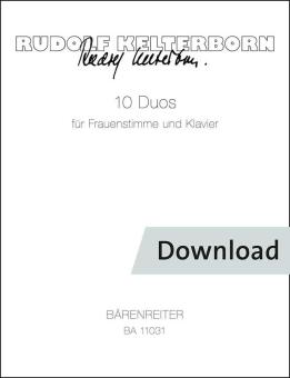 10 Duos für Frauenstimme und Klavier Download