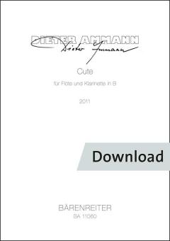 Cute für Flöte und Klarinette in B (2011) Download