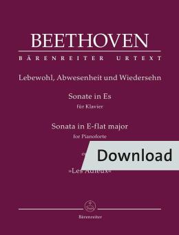 Sonate für Klavier Es-Dur op. 81a 'Les Adieux' Download