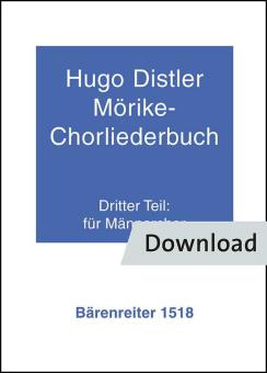 Mörike-Chorliederbuch Teil 3 op. 19 Download