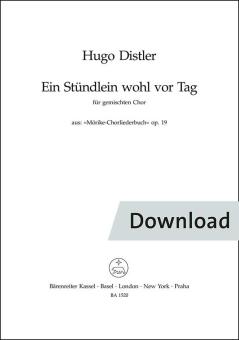 Ein Stündlein wohl vor Tag op.19 Download