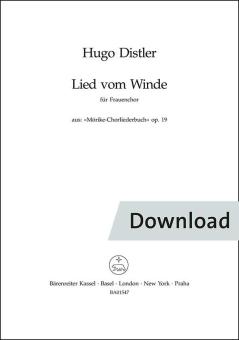Lied vom Winde (Sausewind, Brausewind) op.19 Download