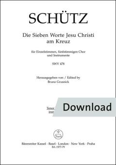 Die sieben Worte Jesu Christi am Kreuz SWV 478 Download